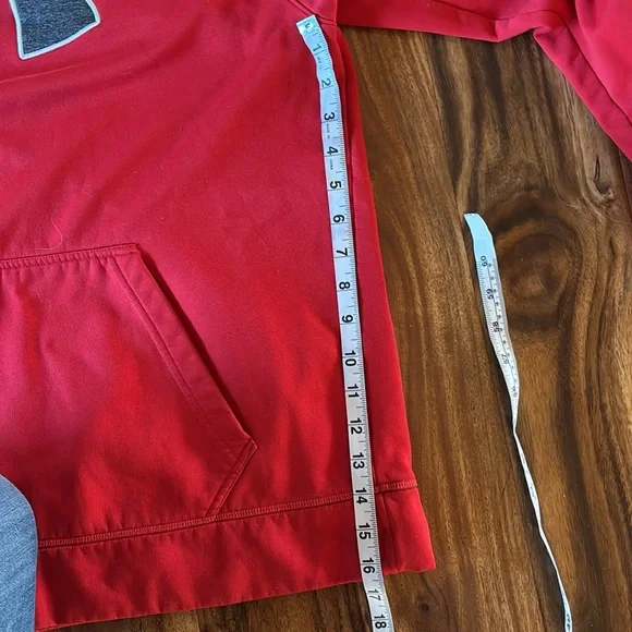 Under Armour red sweatshirt adult size large - Picture 5 of 8